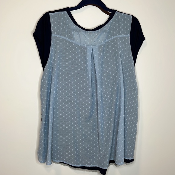 ANTHROPOLOGIE | Bordeaux Cavay Swiss Dot Top - Picture 7 of 8